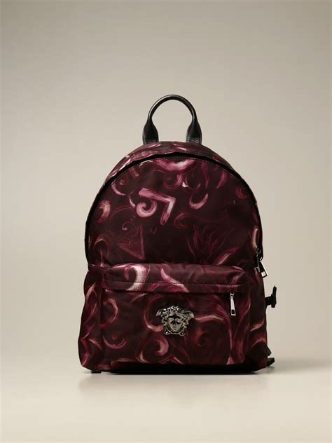 versace mochila hombre|versace bolsas para hombre.